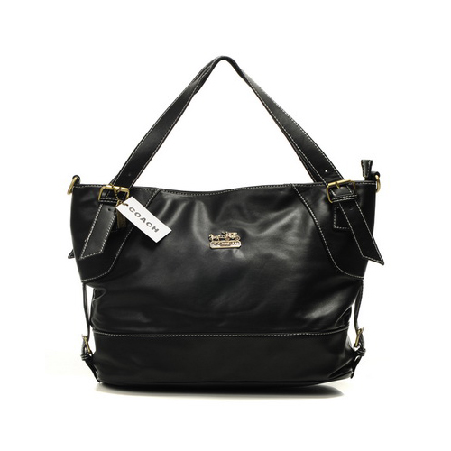 Coach City Medium Black Totes DIA - Click Image to Close